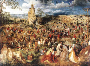 Pieter Brueghel st.: Křížová cesta