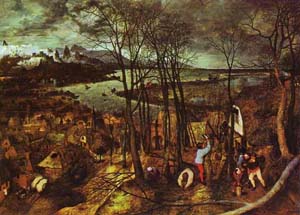 Pieter Brueghel st.: Zamračený den