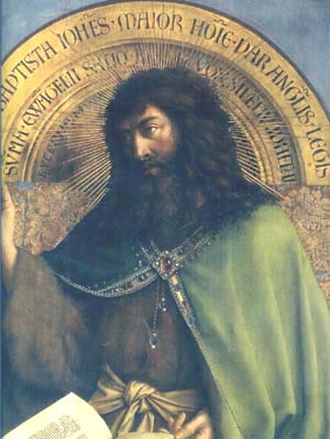 Jan van Eyck: Jan Křtitel (Gentský oltář)